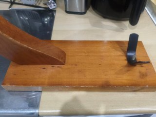 Jamonero Soporte para jamon de madera y metal