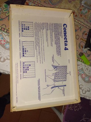 Conecta 4 Juego de Mesa solo tapa 80s