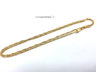 cadena oro 18k 25cm