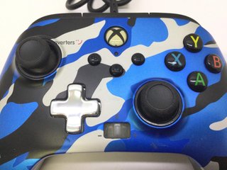 mando xbox one powera mando con cable xbox one camuflaje azul