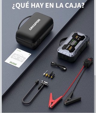 AIMAPOW Arrancador Coche 8000A + Compresor