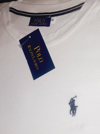 T-Shirt Polo Ralph Lauren Branca Tamanho S