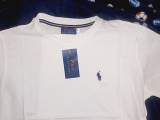 T-Shirt Polo Ralph Lauren Branca Tamanho S