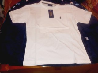 T-Shirt Polo Ralph Lauren Branca Tamanho S