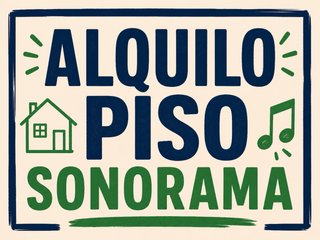 Alquilo piso para sonorama