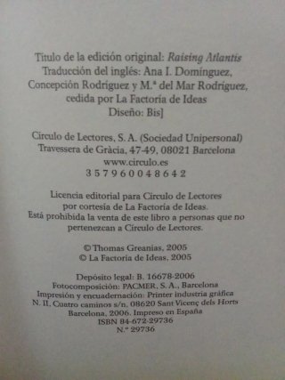 "EL RESURGIR DE LA ATLÁNTIDA"