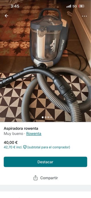 Aspiradora Rowenta 2.5L