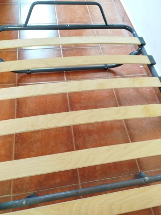 Cama Plegable con Ruedas de 90 cm