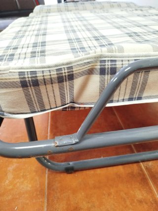 Cama Plegable con Ruedas de 90 cm