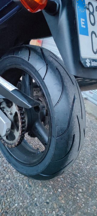 Suzuki Bandit S Moto Azul Negra