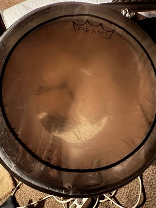 Pedal de Bateria Pele