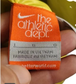 Chaqueta Nike reversible gris y amarilla