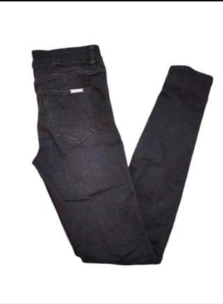 Tejano pitillo negro Massimo Dutti
