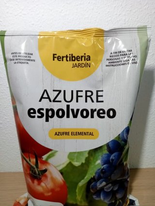 Azufre espolvoreo Fertiberia Jardín