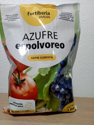 Azufre espolvoreo Fertiberia Jardín