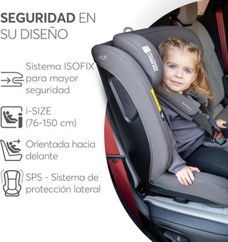 Silla Coche Infantil KikkaBoo i-FLIT 9-36kg Verde