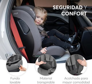 Silla Coche Infantil KikkaBoo i-FLIT 9-36kg Verde