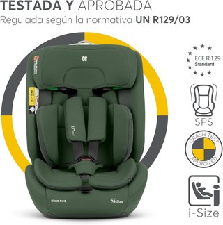 Silla Coche Infantil KikkaBoo i-FLIT 9-36kg Verde