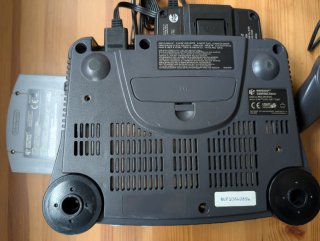 Nintendo 64 (N64) + Super Mario 64 + Mando + Rumbl