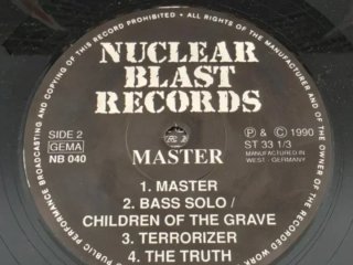 MASTER - Master (1990) 1st Press Nuclear Blast