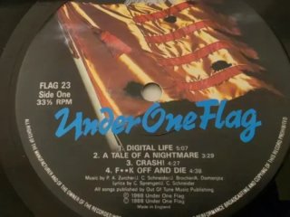 Apocalypse LP Original 1988 Under One Flag
