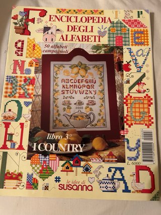 N.4 riviste “Enciclopedia degli alfabeti” vintage