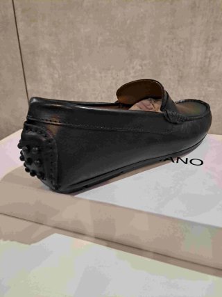 Mocassini uomo in pelle nera 40 a  44 italiani