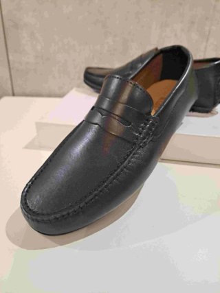 Mocassini uomo in pelle nera 40 a  44 italiani
