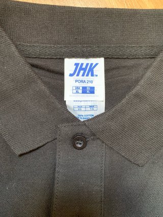 Polo Negro Hombre Novoline Talla XL