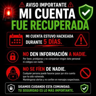 Cuenta hackeada
