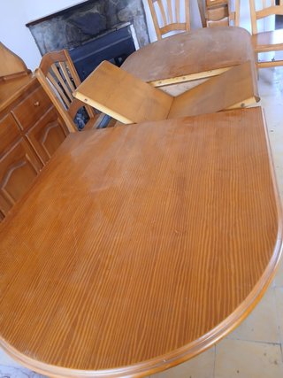 Muebles comedor pino macizo
