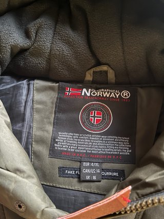 Cazadora Geographical Norway Verde