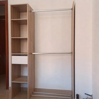 Armario Closet Madera y Metal