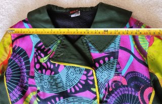Chaqueta Bomber Étnica Psicodélica Multicolor