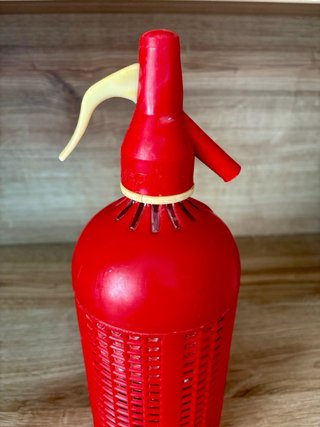 Botella Sifón Konga Roja