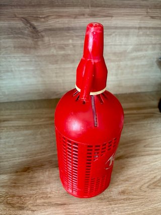 Botella Sifón Konga Roja