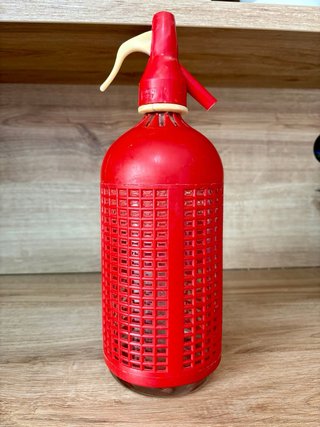 Botella Sifón Konga Roja