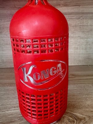Botella Sifón Konga Roja