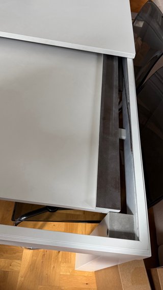 Mesa extensible blanca + 4 sillas ikea