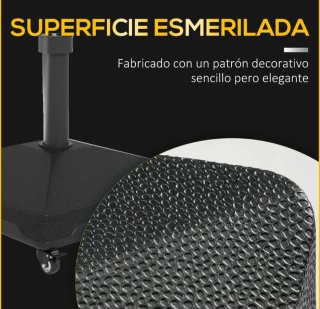 Base para sombrilla con ruedas