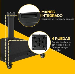 Base para sombrilla con ruedas