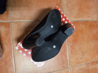 Zapatos de flamenco negros talla 36