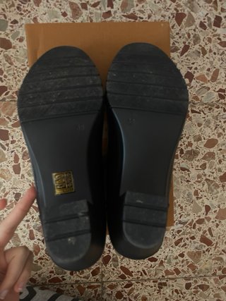 Zapatos Mary Jane Tacón Negro
