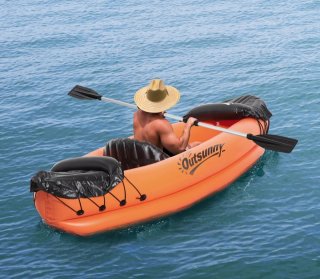 Kayak hinchable Outsunny 1 persona + remo