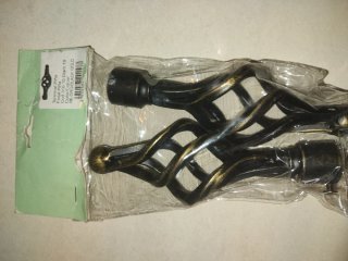 Terminales para barra cortina forja 19mm