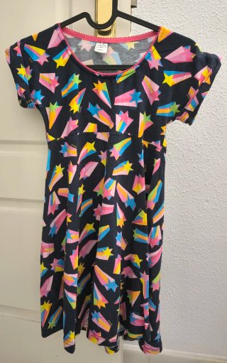 Lote 2 Vestidos Niña Estampado Mariquitas/estrella