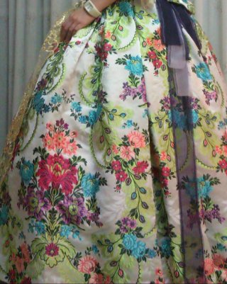Traje de Fallera Adulta Multicolor