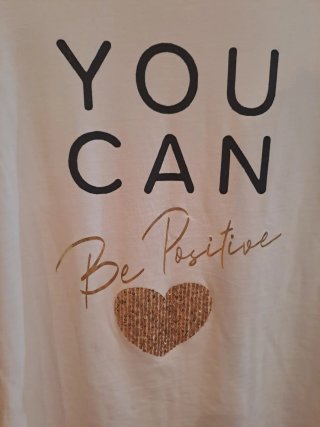 Camiseta Blanca You Can Be Positive