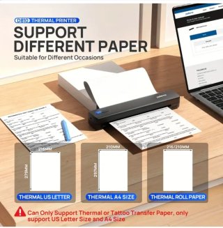 Impresora Portátil Térmica 3-en-1