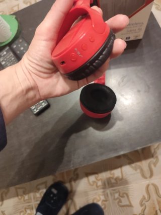 Cascos Inalámbricos Pioneer Bluetooth Rojos